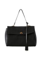 Faux Suede Shoulder Bag