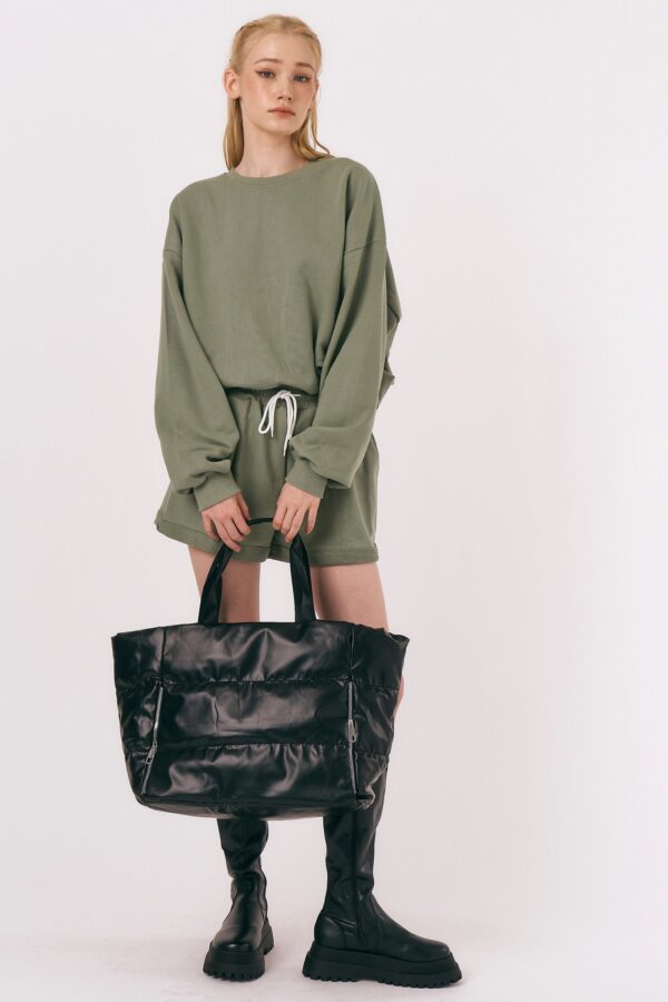 Oversized Quilted Tote